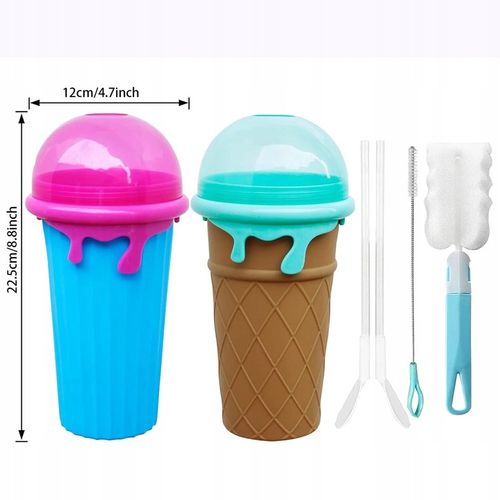 2X kubek Do Robienia Lodów Slushy na prezent 500ml na Arena.pl