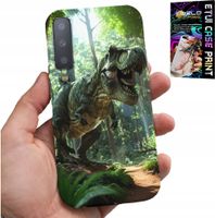 ETUI DO SAMSUNG A7 2018 - DINO DINOZAUR TYRANOZAUR CASE + SZKŁO