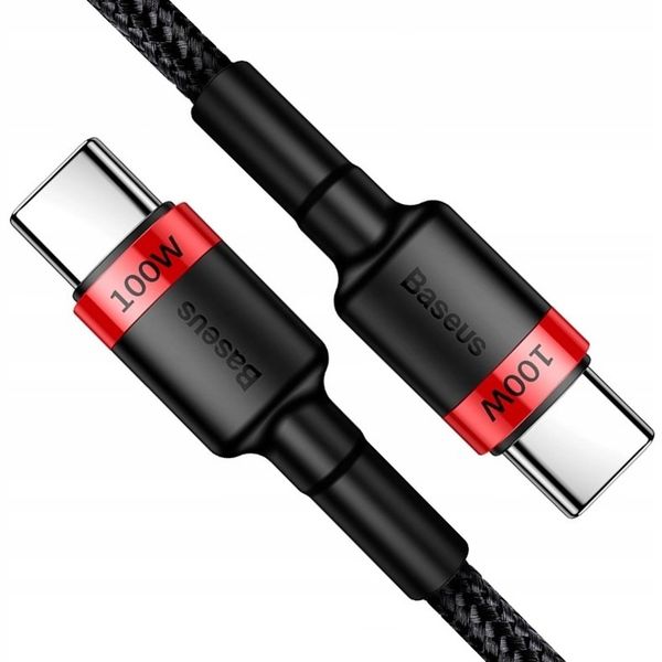 BASEUS MOCNY KABEL USB-C SZYBKIE ŁADOWANIE TYPE-C PD 100W QUICK CHARGE 3.0 zdjęcie 1