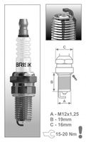 B10S (1502) Świeca zapłonowa BRISKBRISK Silver spark plug