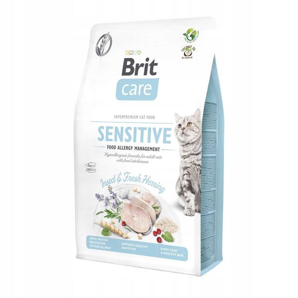 BRIT Care Cat Insect Herring Sensitive 2kg zdjęcie 2