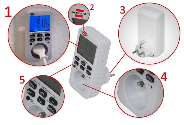 Programator Czasowy z Wyświetlaczem 10 trybów Podświetlenie Pamięć Danych zdjęcie 11