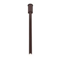 Sufitowa lampa sopel ALHA Y 9678 Dohar metalowy do biura brązowa