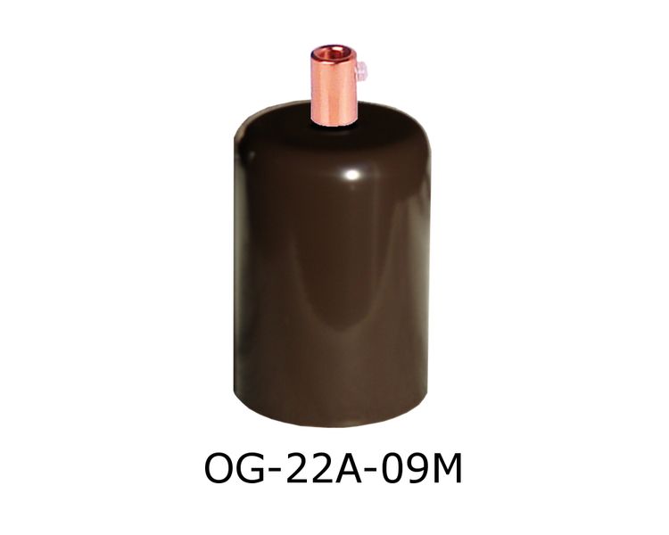 OPRAWKA E27 OSŁONKA DEKORACYJNA METALOWA GRAFITOWY BRĄZ + MIEDŹ zdjęcie 1