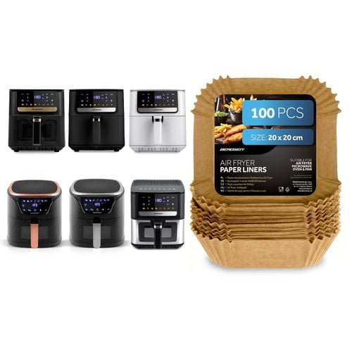 Papier do pieczenia wkładki do frytkownicy 20 cm Berdsen - 100 szt na Arena.pl