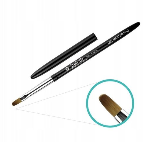 STYLISTIC PĘDZELEK DO ŻELU DO PAZNOKCI GEL MASTER PRO na Arena.pl