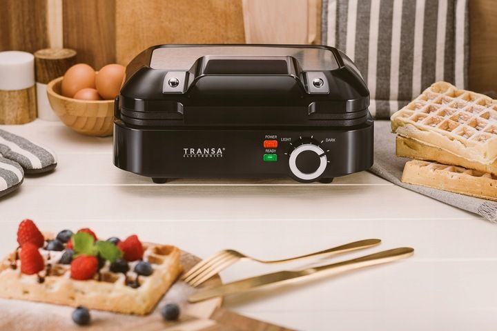 GOFROWNICA NA 2 DUŻE GOFRY REGULACJA TEMPERATURY i STOPNIA WYPIEKANIA 1500W zdjęcie 9