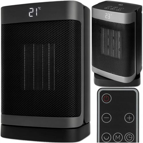 TERMOWENTYLATOR GRZEJNIK ELEKTRYCZNY FARELKA 1500W TIMER OSCYLACJA + na Arena.pl