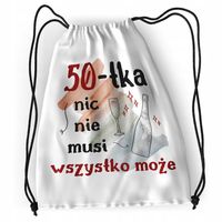 Plecak Urodziny 50 50Te Sportowy Szkolny Worek Z Nadrukiem Ze Zdjęciem