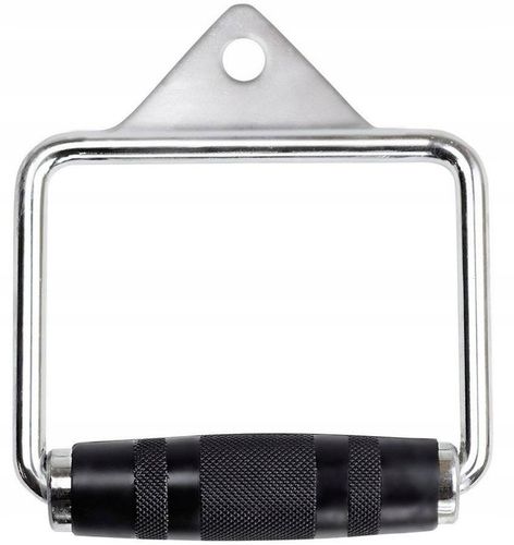 POJEDYŃCZY UCHWYT CHROMOWANA STAL GUMOWY UCHWYT SOLIDNY WYTRZYMAŁY HMS na Arena.pl