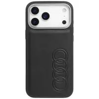 etui audi tt synthetic leather magsafe do iphone 17 pro - czarne