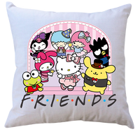 Poduszka z wkładem Kuromi i Przyjaciele