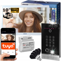 WIDEODOMOFON WIFI 10 PODTYNKOWY SZYFRATOR NA KOD BRELOKI ODCISK APLIKACJA
