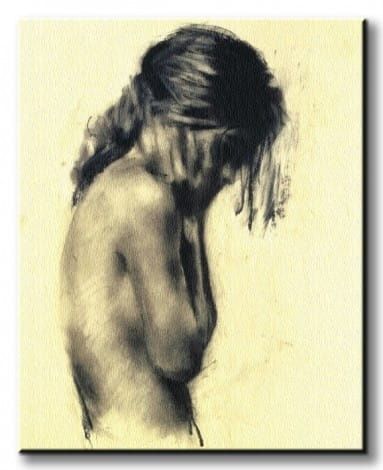 Girl - Obraz na płótnie 40x50 cm na Arena.pl