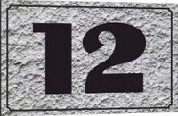 Tabliczka adresowa Numer domu Tablica adres posesji Metal ALUMINIUM 30x20