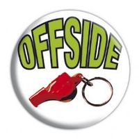 OFFSIDE - przypinka Średnica 2,5 cm