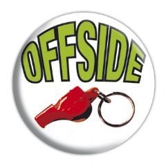 OFFSIDE - przypinka Średnica 2,5 cm zdjęcie 1
