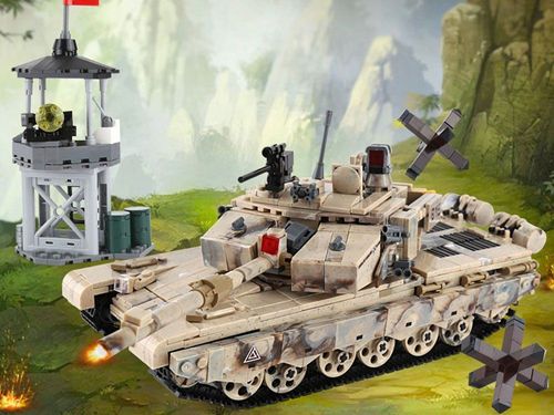 Klocki czołg 99 + wieża kontrolna 1340 el. na Arena.pl