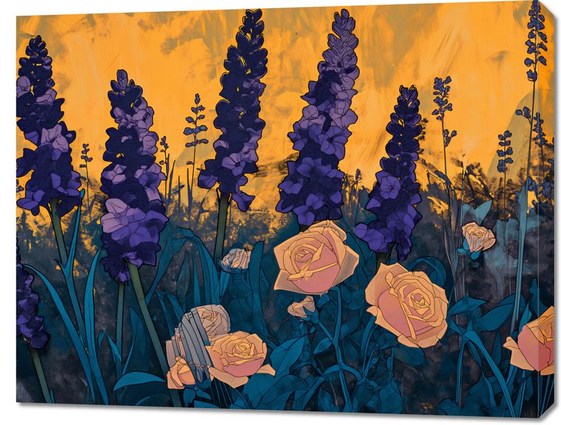 Obraz 90x70cm Złoty Ogród zdjęcie 1