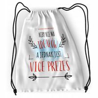 Plecak Dla Vice Prezesa Sportowy Szkolny Worek Z Nadrukiem Ze Zdjęciem