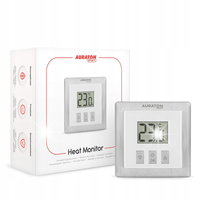 BEZPRZEWODOWY TERMOSTAT REGULATOR TEMPERATURY HEAT AURATON SMART BIAŁY