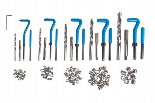 ZESTAW NAPRAWCZY GWINTÓW DO NAPRAWY GWINTU M5-M12 na Arena.pl