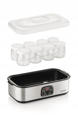 JOGURTOWNICA Urządzenie do jogurtów TIMER TRANSA 1,4L 8 słoików 30W na Arena.pl