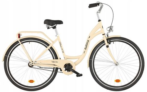 Rower miejski INDIANA Moena S1B 28 cali damski Cappuccino na Arena.pl