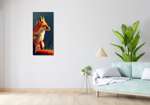 Obraz 40x90cm Spojrzenie Lisicy na Arena.pl