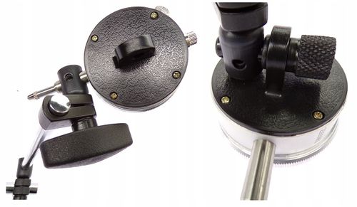 CZUJNIK ZEGAROWY 0-10 0,01 DO SPRAWDZANIA BICIA + UCHWYT STATYW MAGNETYCZNY na Arena.pl