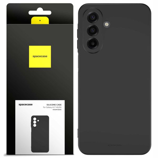 Spacecase Silicone Case 3.0 Galaxy A17 4G/5G black zdjęcie 1