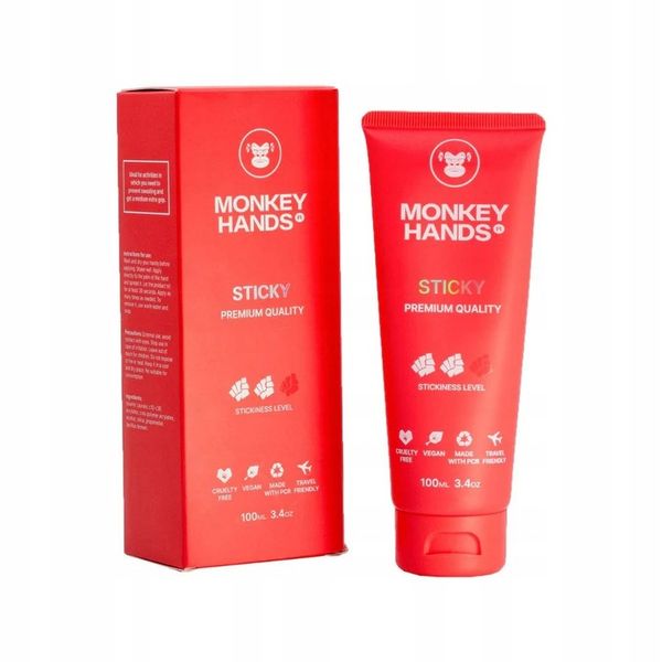 Monkey hands grip, magnezja klej pole dance czerwony, M-pole zdjęcie 1