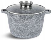 GARNEK Ceramiczny Marmurowy KOCIOŁEK Głęboki Wysoki 10,2l 28cm 8009