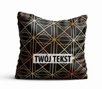 Poduszka Dekoracyjna GEOMETRYCZNA  z Twoim napisem G42