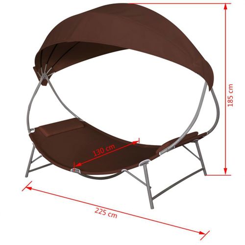 Leżak Z Baldachimem, Brązowy na Arena.pl