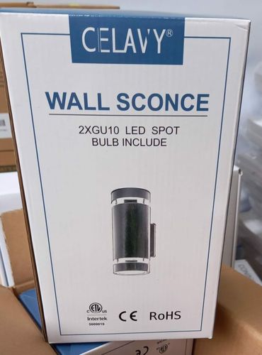 Zewnętrzna lampa ścienna CELAVY Wodoodporna IP65, na Arena.pl