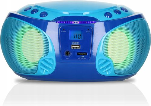 Radioodtwarzacz CD Lenco SCD-650 AM FM niebieski- brak mikrofonu na Arena.pl