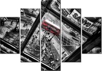 105CM 150CM OBRAZ 5 ELEM SPOJRZENIE GÓRY DRUK