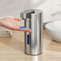 2X DOZOWNIK AUTOMATYCZNY DO MYDŁA STAL 340ML USB-C