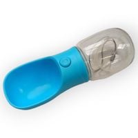 Przenośna Butelka Na Wodę Dla Psa 350Ml Niebieska