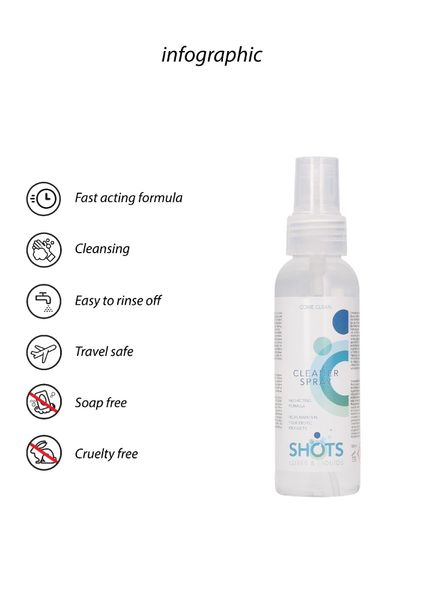 Shots - Cleaner Spray - 100 Ml zdjęcie 6
