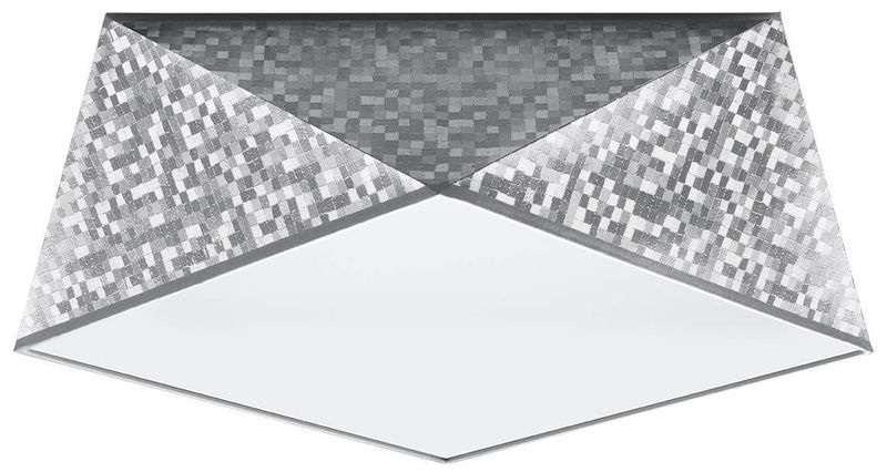 LAMPA sufitowa SL.0691 geometryczna OPRAWA natynkowa srebrna zdjęcie 1