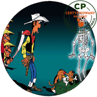 Opłatek na tort Lucky Luke