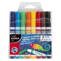 flamastry ze stoż. końcówką jumbo 8 kol. 8097