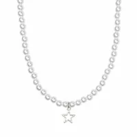 NASZYJNIK ZAWIESZKA GWIAZDA GWIAZDKA PERŁY PEREŁKI KLASYCZNY DAMSKI PREZENT