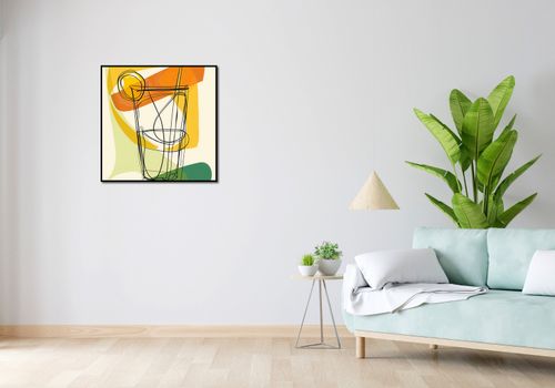 Plakat 70x70cm Koktajl Artystyczny na Arena.pl