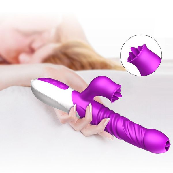Wibrator-Silicone Vibrator Usb 10 Function And Thrusting Function / Heating zdjęcie 12