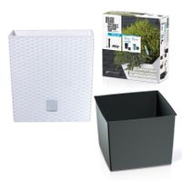 Doniczka samonawadniająca RATO DRTS325LS | Biały, Wymiary 32x32x32.5 cm, Prosperplast