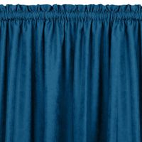 Zasłona MILANA szenilowa z tunelem 140x300 indygo wzór 2 Homede