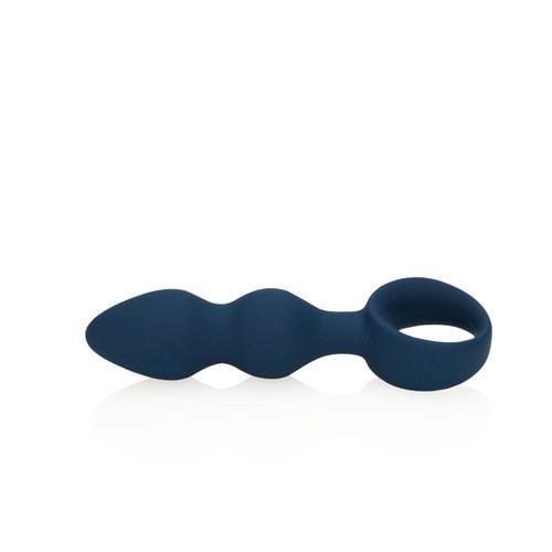 teardrop shaped anal plug   medium   baltic blue na Arena.pl